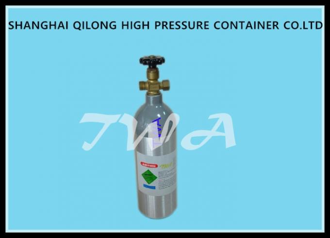 1.5L High Pressure Aluminium Gas Bottles 316mm Length Hospital Oxygen Cylinder