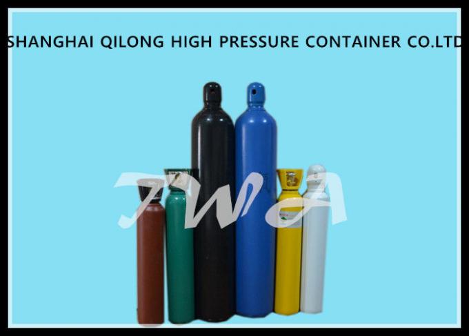Black Industrial 50L Welding Gas Bottles / Oxygen Gas Cylinder