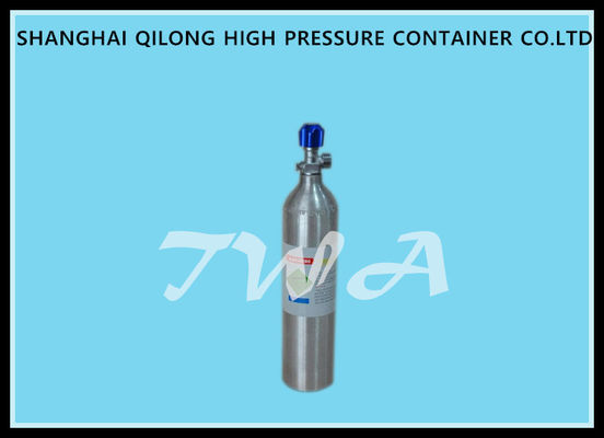 China 1L DOT High Pressure Aluminum   Gas Cylinder  Safety Gas Cylinder for  Use CO2 Beverage supplier