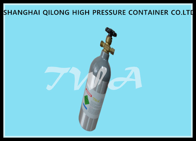 3.75kg 2L Aluminum Medical Gas Cylinder / portable oxygen tank