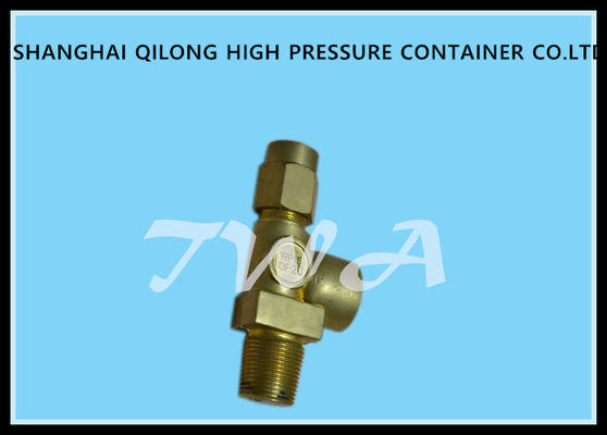 China Needle Type Oxygen Cylinder Valves / Pressure Relief Valve Not Have Cracks supplier