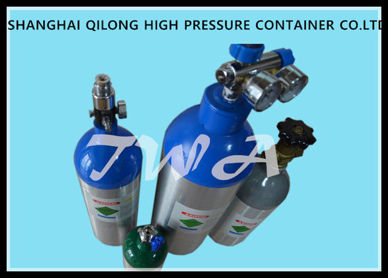 China High Pressure Aluminum Gas Cylinders 0.22L-50L For Industrial Gases Or Specialty Gases supplier