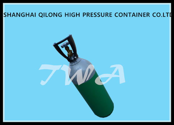 China 1L EU Certificate Aluminum Gas Cylinder Green Highly Corrosion Resistance supplier