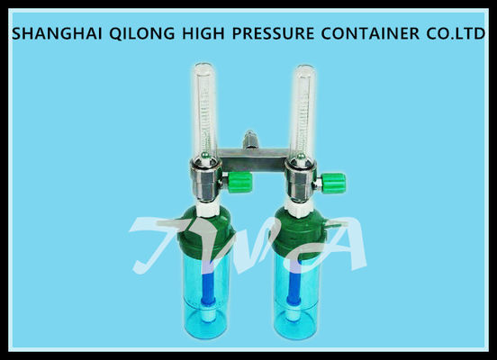 China Plastic Body 0.35MPa Wall Mounted Oxygen Regulator Double Flowmeter supplier