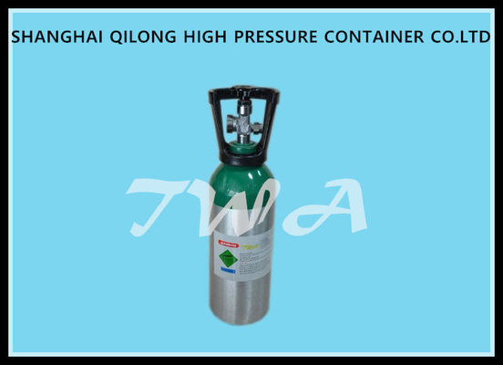 China 8L Aluminum Oxygen Hydraulic Gas Cylinder / High Pressure Gas Bottles supplier