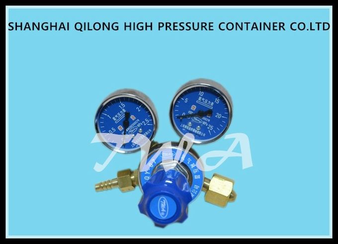 Blue Oxygen Industrial Gas Regulator Air Pressure O2 Cylinder Regulator
